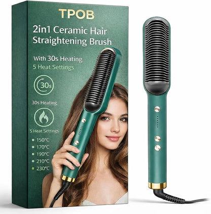 Fast Hair Straightening Comb Electric Hot Brush